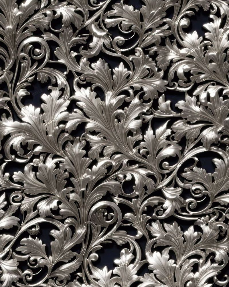 Silver Scrollwork 48