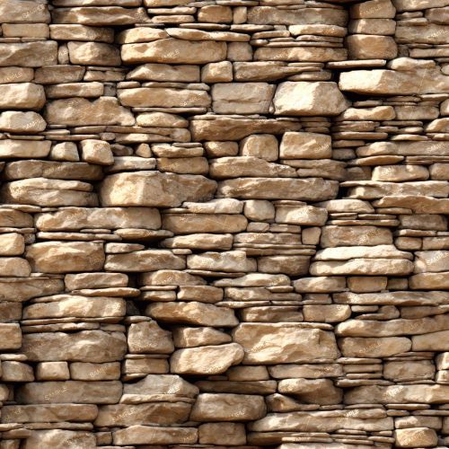 Stacked Stone Wall 49