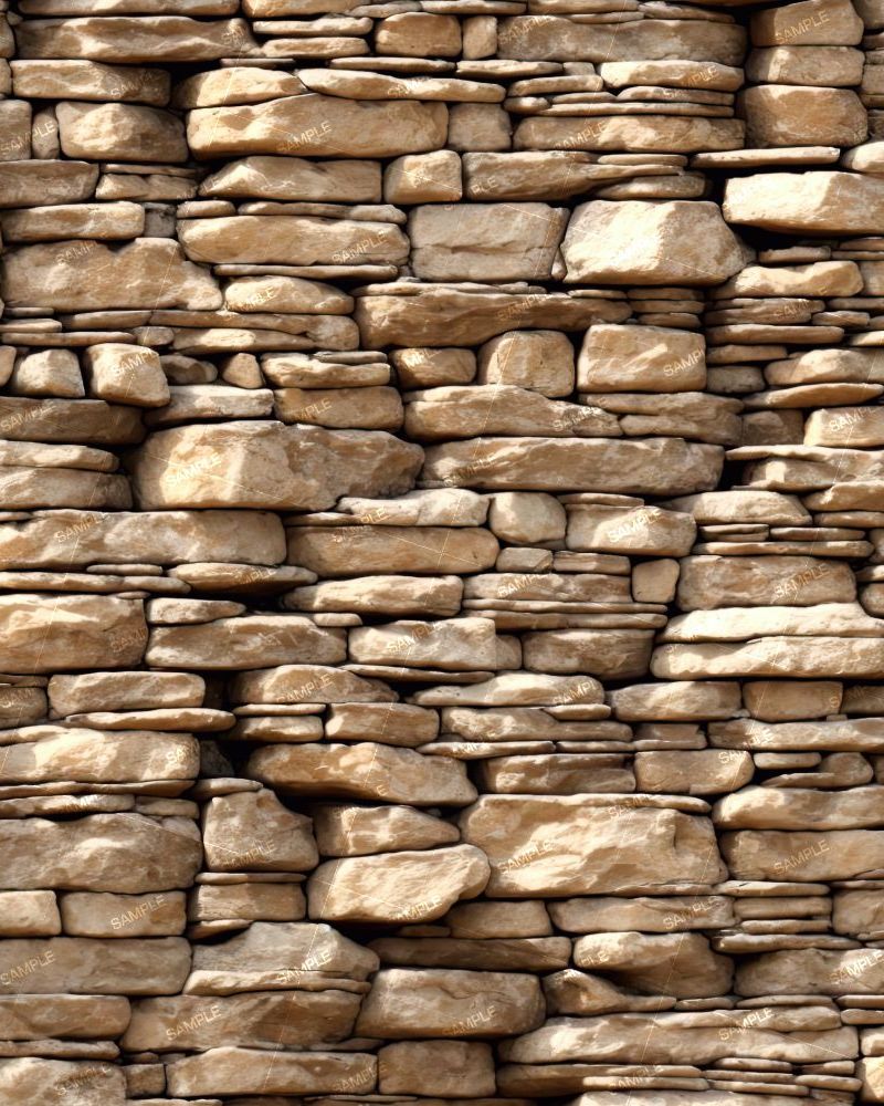 Stacked Stone Wall 49