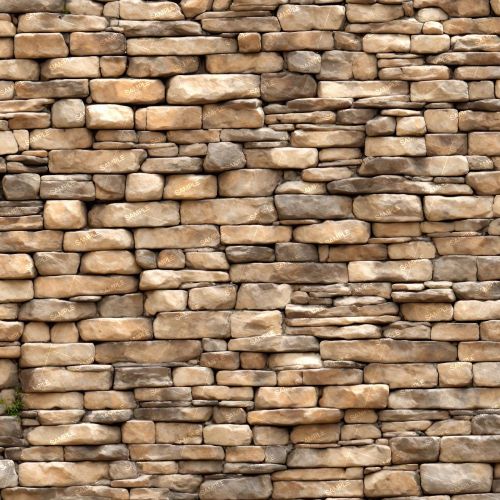 Stacked Stone Wall 50