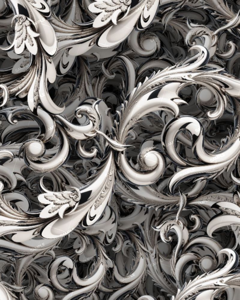 Chrome Scrollwork 22