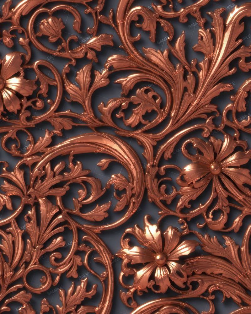 Copper Scrollwork 22