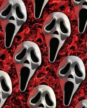 GhostFace Mask Blood