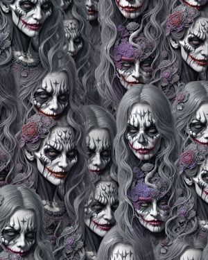 Joker Style Sugar Skulls 22