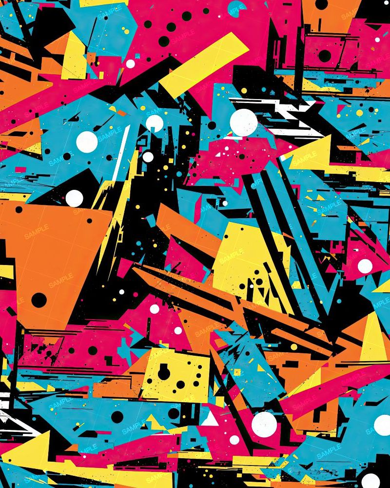 Memphis Style Graphics 44