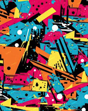 Memphis Style Graphics 44