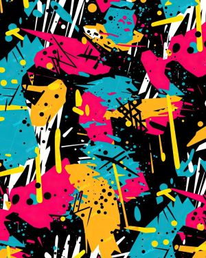 Memphis Style Graphics 45