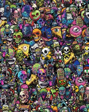 Monster Sticker Bomb 43