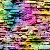 Multicolored Stone Wall 42