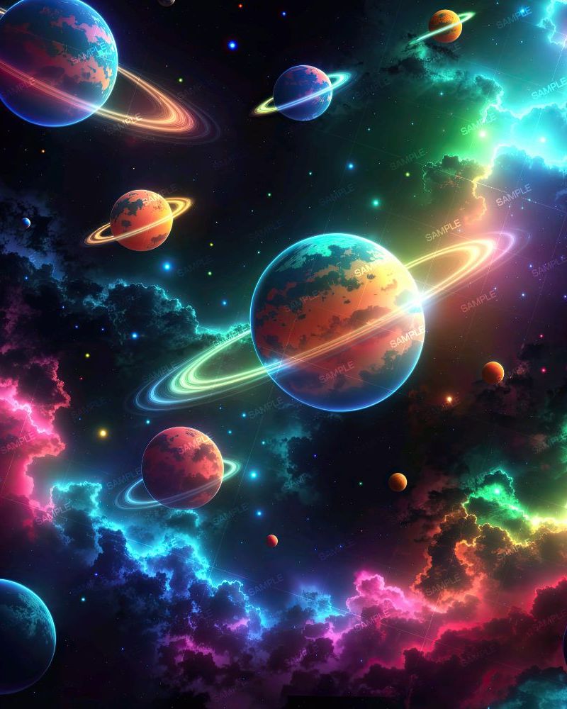 Neon Planets