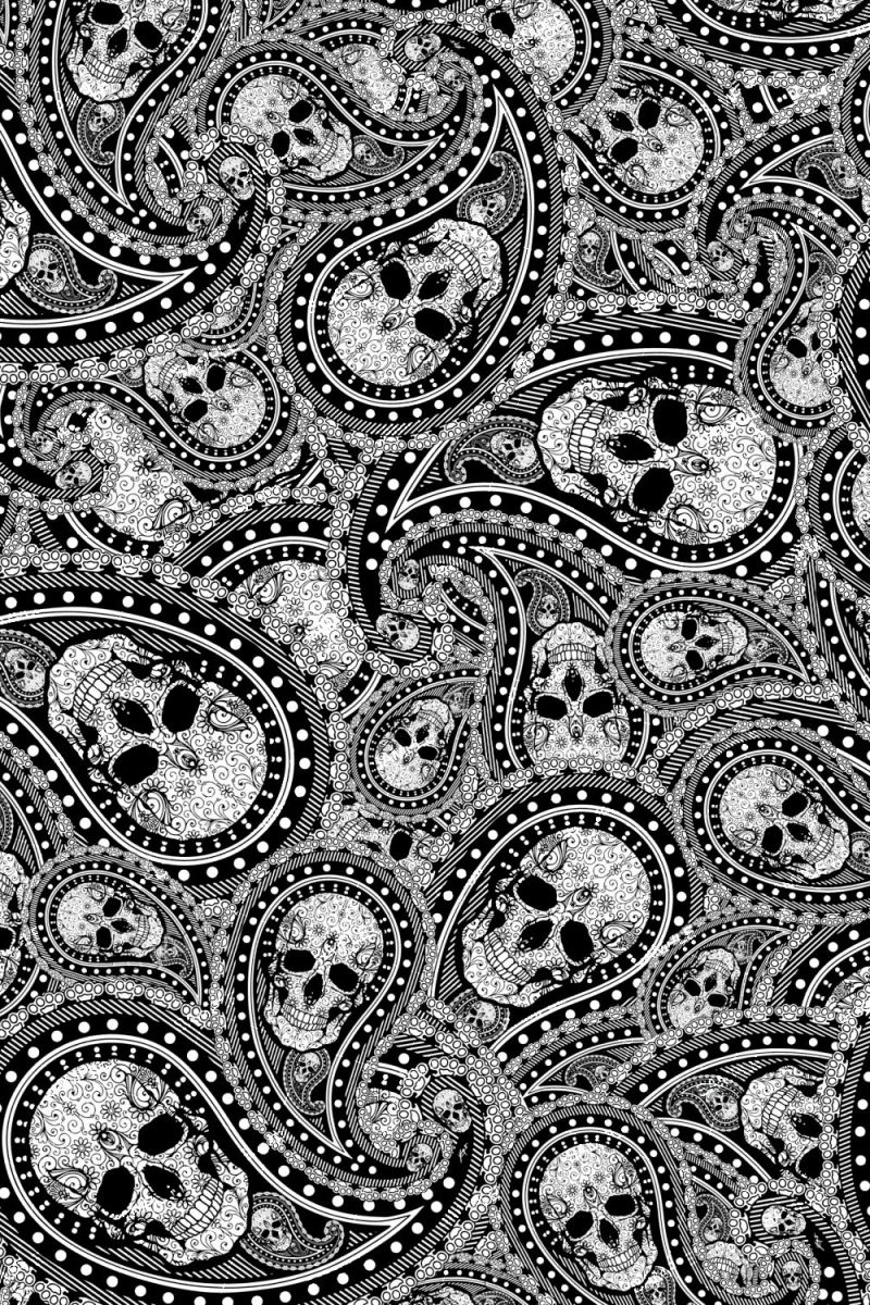 Skull Paisley 22