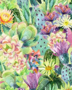 Watercolor Succulents 23