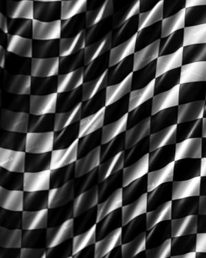 Waving Checkered Flag 45