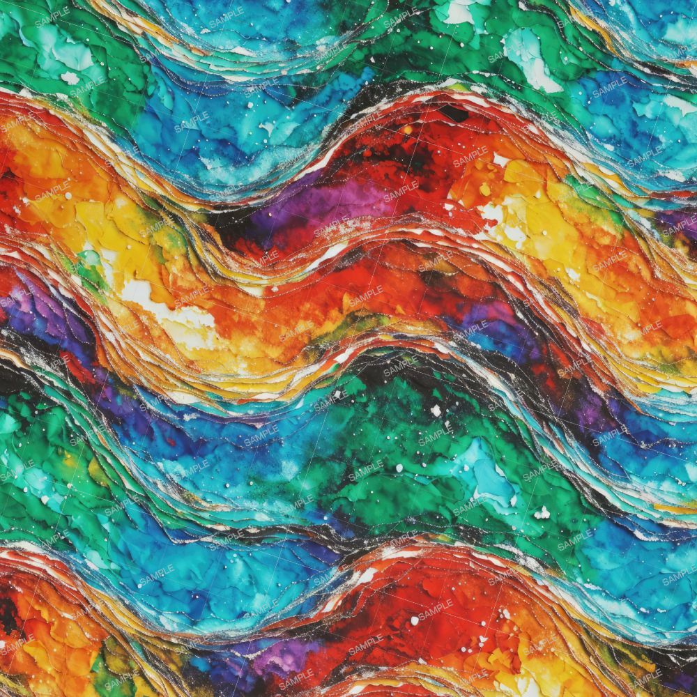 Alcohol Ink Abstract Painting