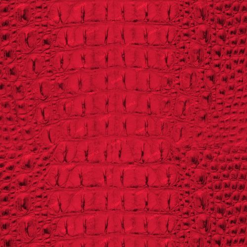 Alligator Leather Red