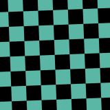 Anime-Black-Blue-Teal-Checkered-Flag