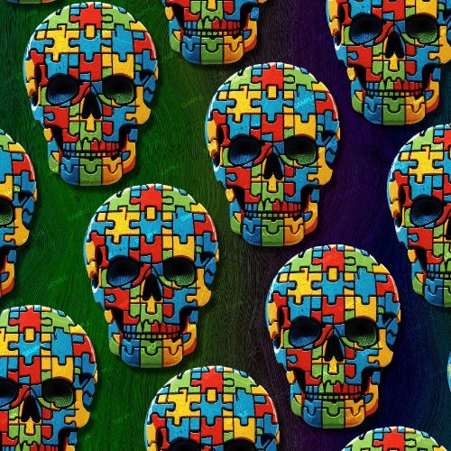 Autism Skulls 26