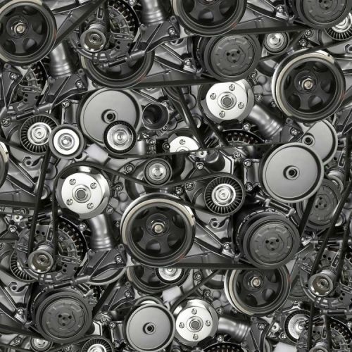 Auto Engine 25 Belts Pulleys