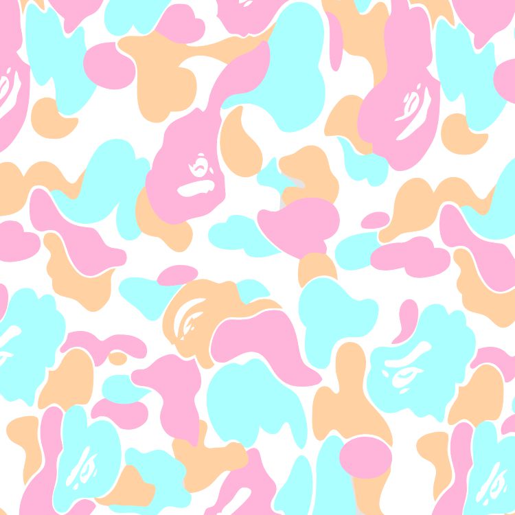 Bathing Ape Cotton Candy BAPE Camouflage 22