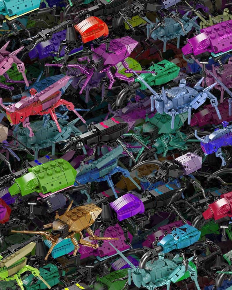 Block Toy Bugs