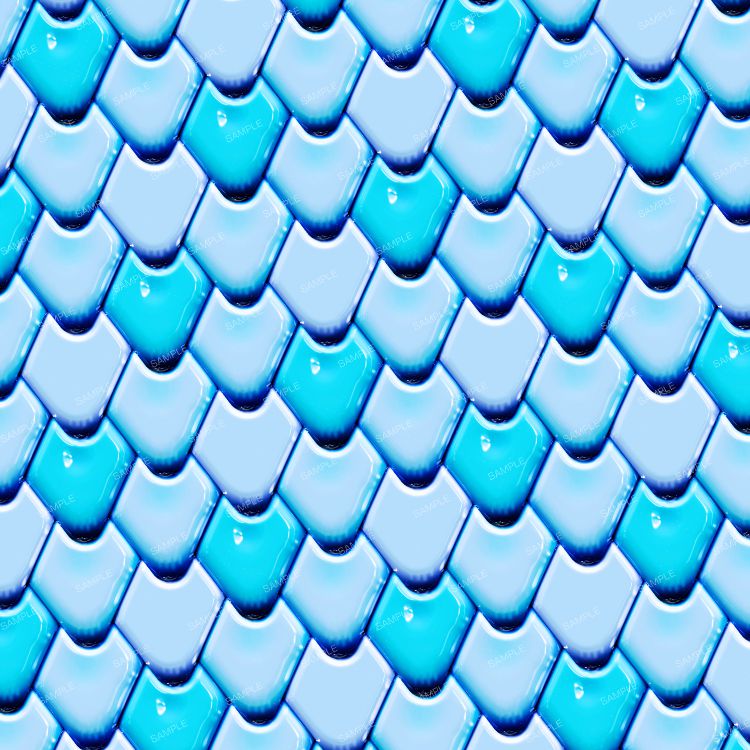 Blue Mermaid Scales 23