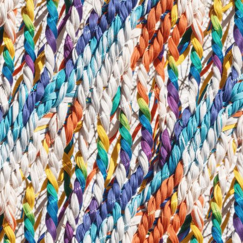 Braided Rainbow Cloth