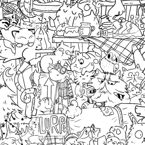 Busy Cats