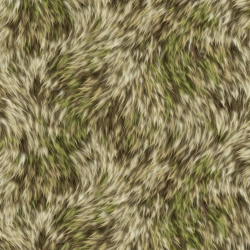 Camouflage Coyote Fur
