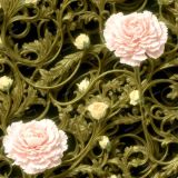 Carnations-on-Green-Acanthus-Scrollwork