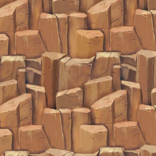 Cartoon Rock Cliff