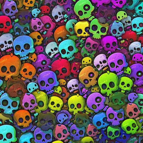 Cartoon Skulls 22