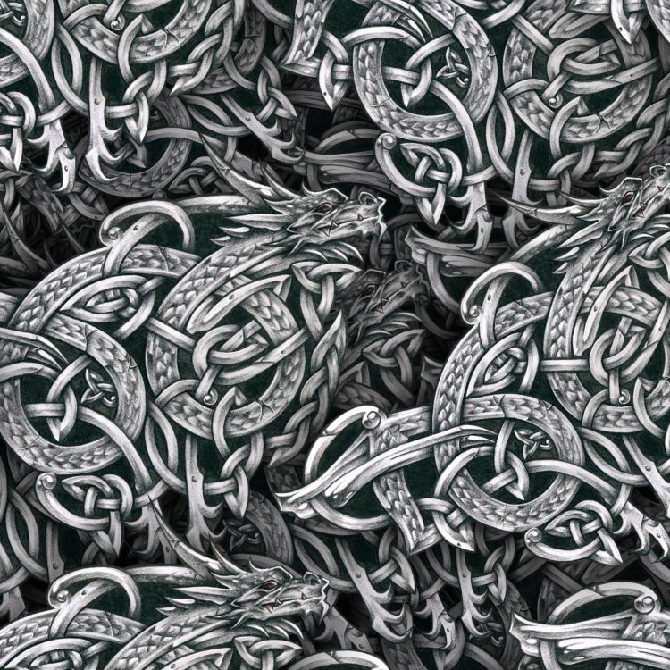 Celtic Dragon Scrollwork 23