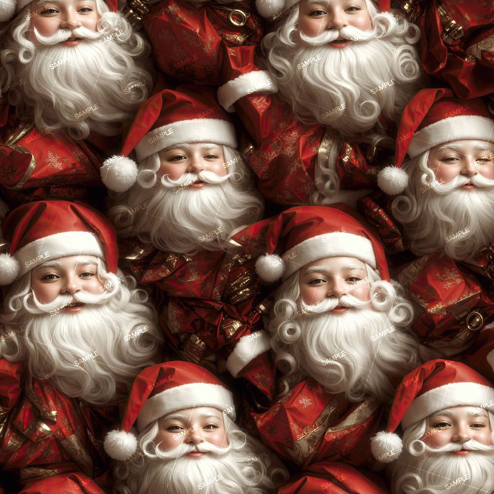 Children Dressed as Santa