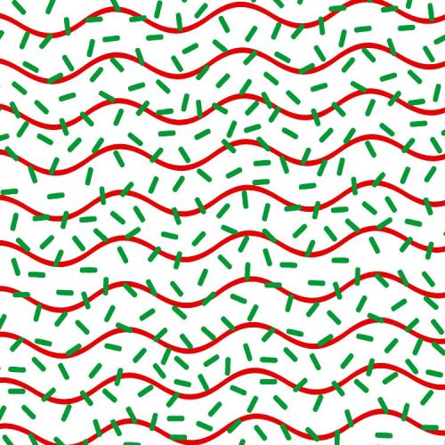 Christmas Cake Frosting Decoration