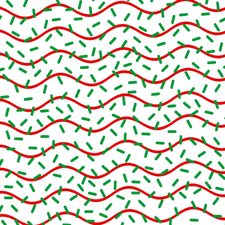Christmas Cake Frosting Decoration