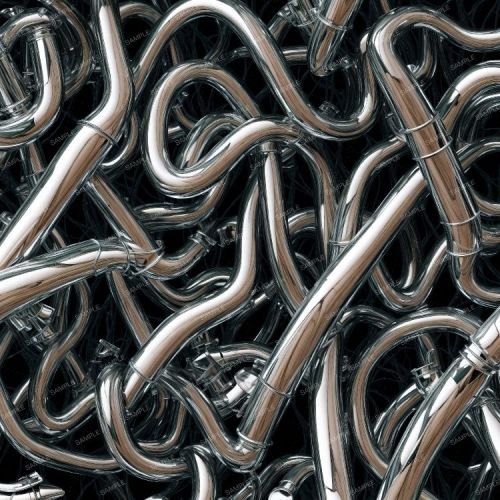 Chrome Header Pipes 42