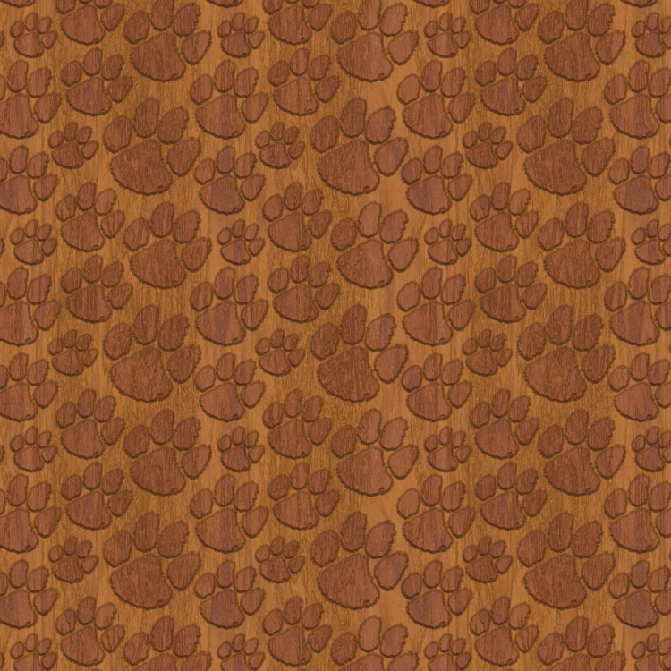 Clemson University Carved Wood Tiger Paw 22