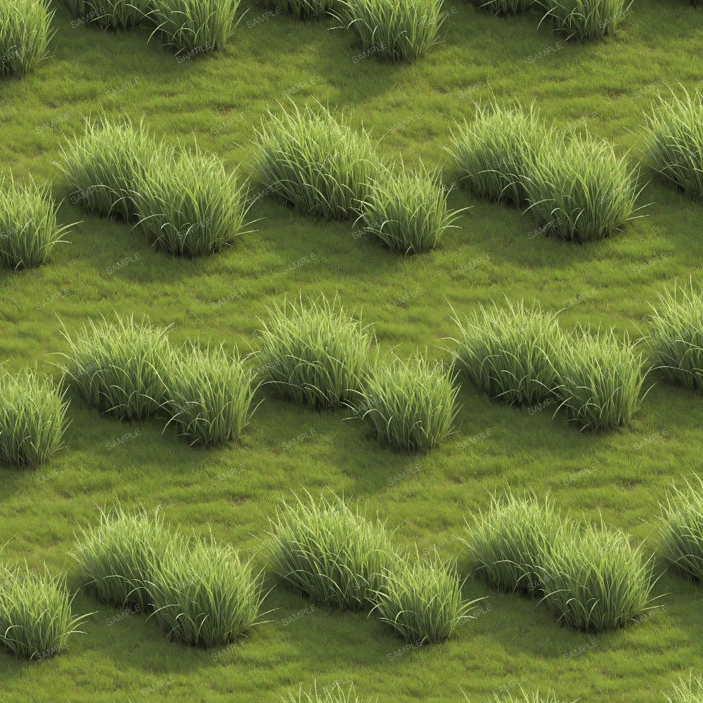 Clumps of Grass