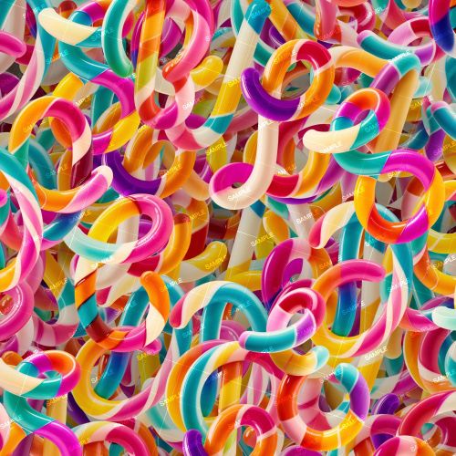 Colorful Candy Canes