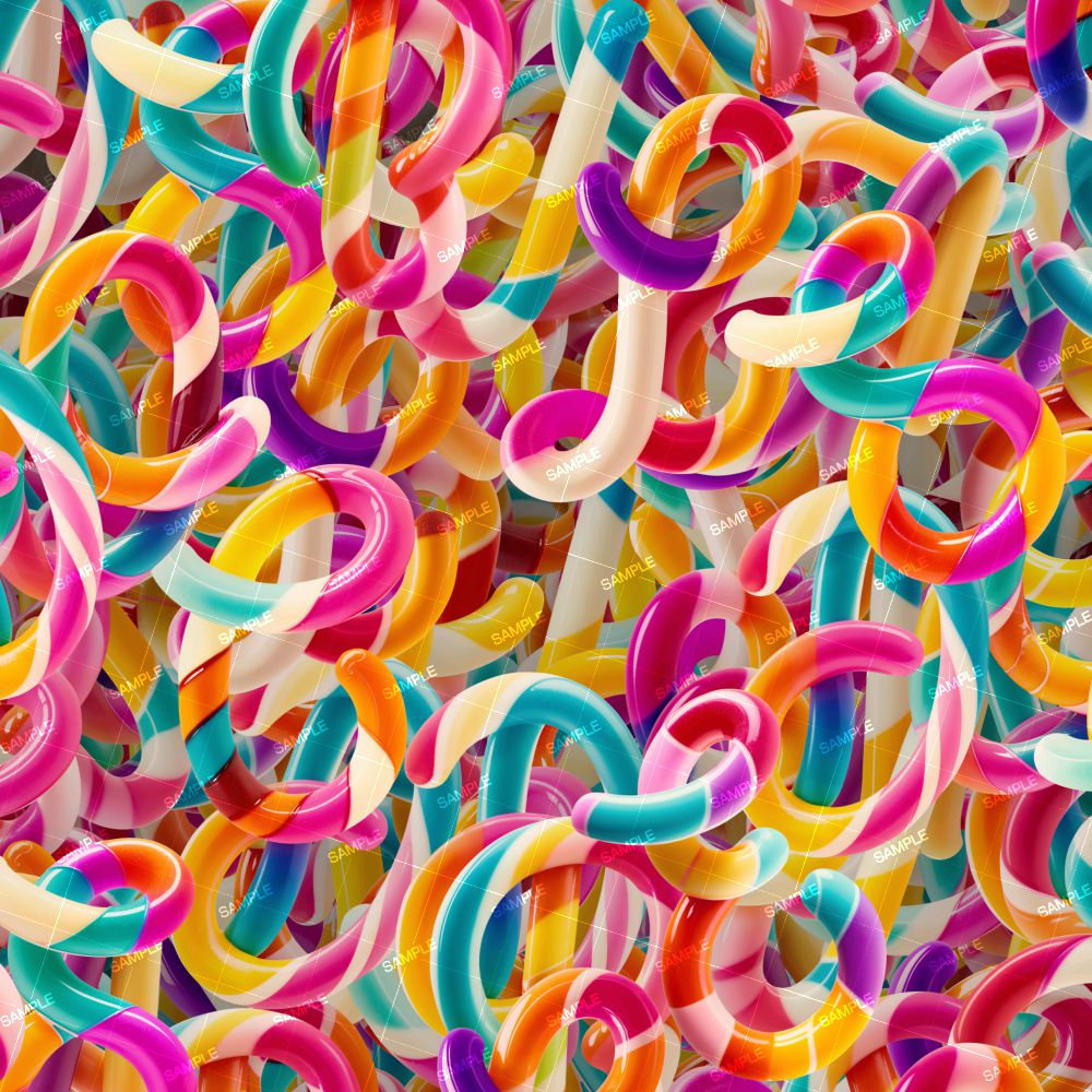Colorful Candy Canes
