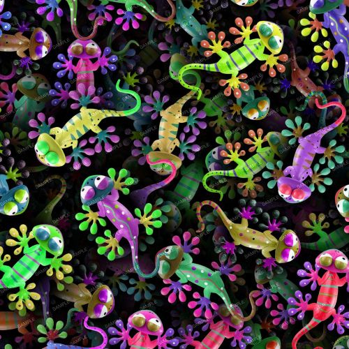 Colorful Toy Lizards