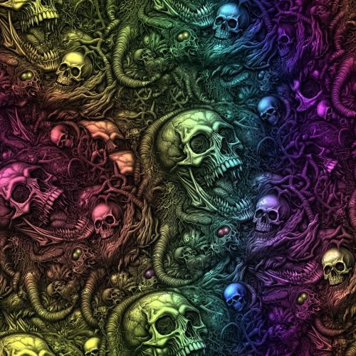 Colorized Wonder Skulls