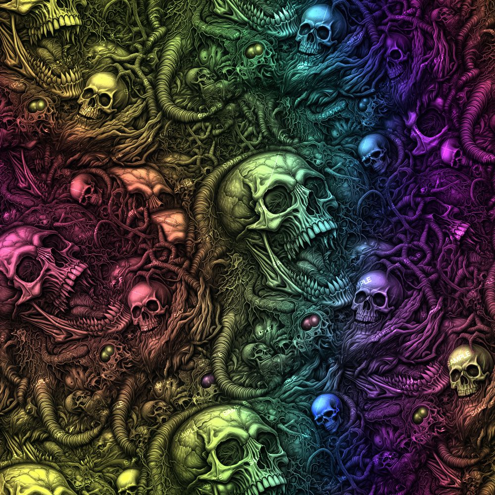Colorized Wonder Skulls
