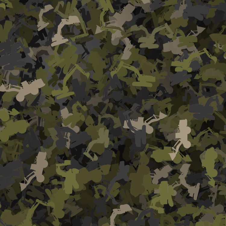 Construction Equipment Camouflage 22