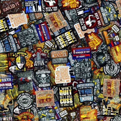 Construction Worker Sticker Bomb 22