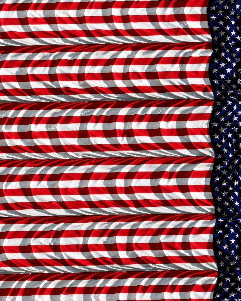 Continuous US Flag 24