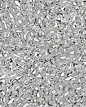 Crystalized Damascus Steel Pattern