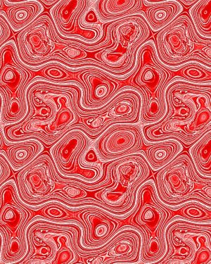 Damascus Steel 26 Red