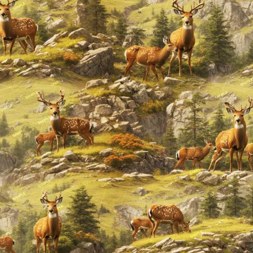 Deer on the Mountain