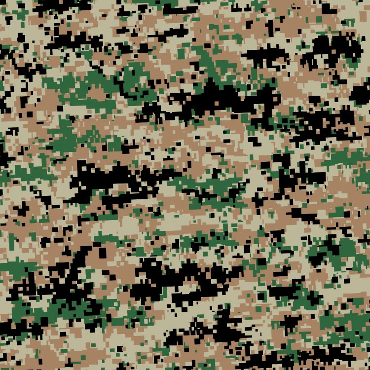 Digital Green and Brown Camouflage 23